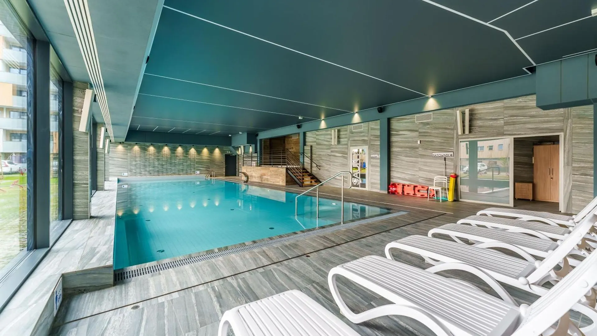 Apartment Apartament Premium Delux Kasprowicza 20C Darmowy Parking Basen Sauna Gym Kolobrzeg Poland
